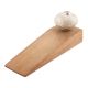 White Marble Ceramic Floral Door Stopper